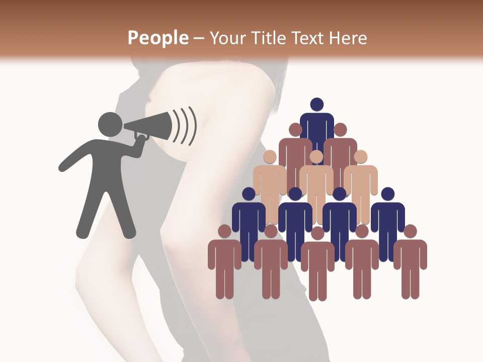 Black Face Makeup PowerPoint Template