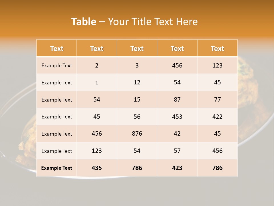 Cuisine Saag Pile PowerPoint Template