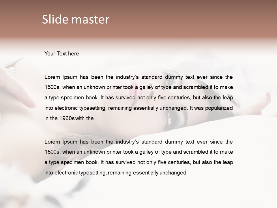 Lifestyle Portrait Nice PowerPoint Template