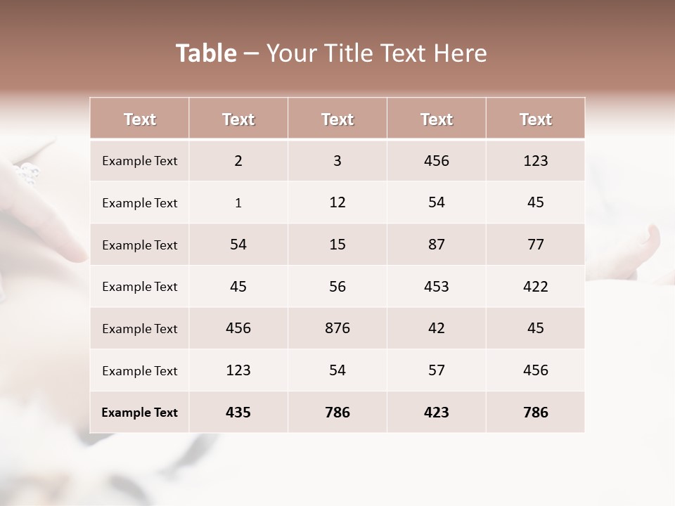 Lifestyle Portrait Nice PowerPoint Template