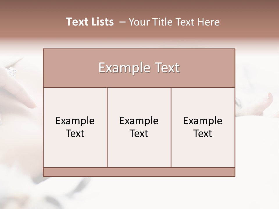 Lifestyle Portrait Nice PowerPoint Template