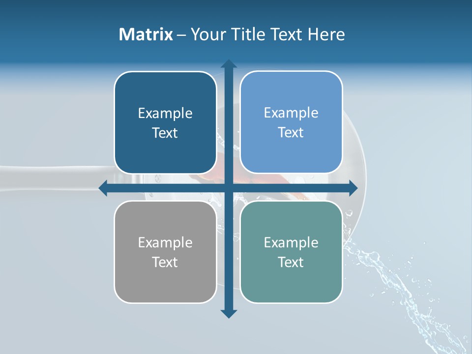 Flying Uncooked Food PowerPoint Template