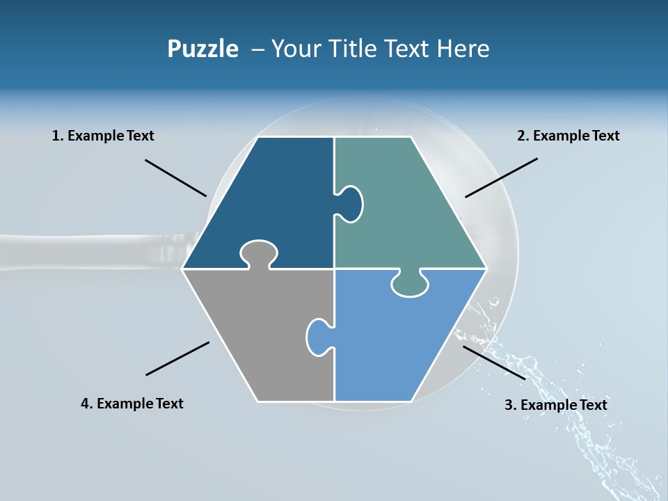 Flying Uncooked Food PowerPoint Template