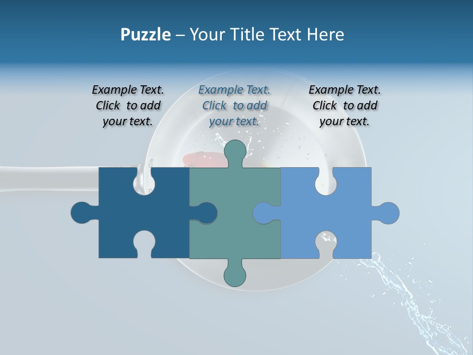 Flying Uncooked Food PowerPoint Template