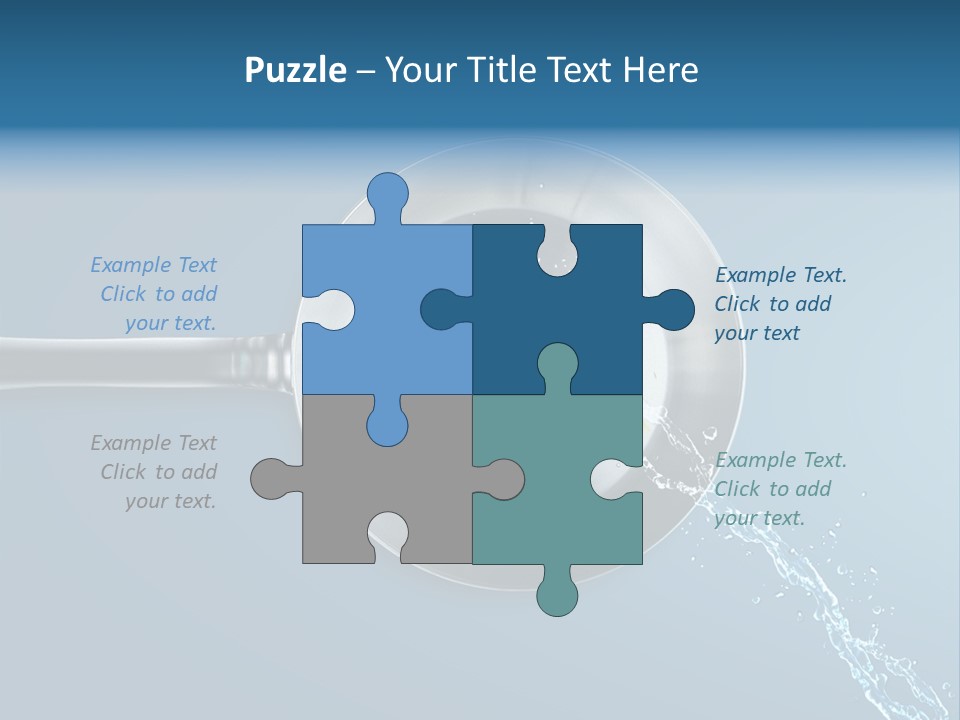 Flying Uncooked Food PowerPoint Template