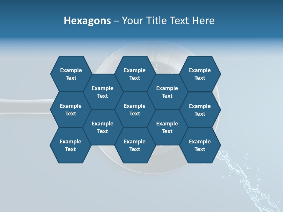 Flying Uncooked Food PowerPoint Template