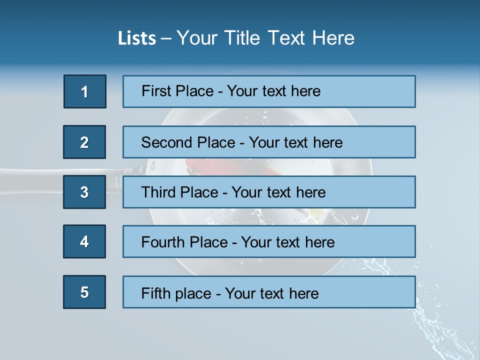 Flying Uncooked Food PowerPoint Template