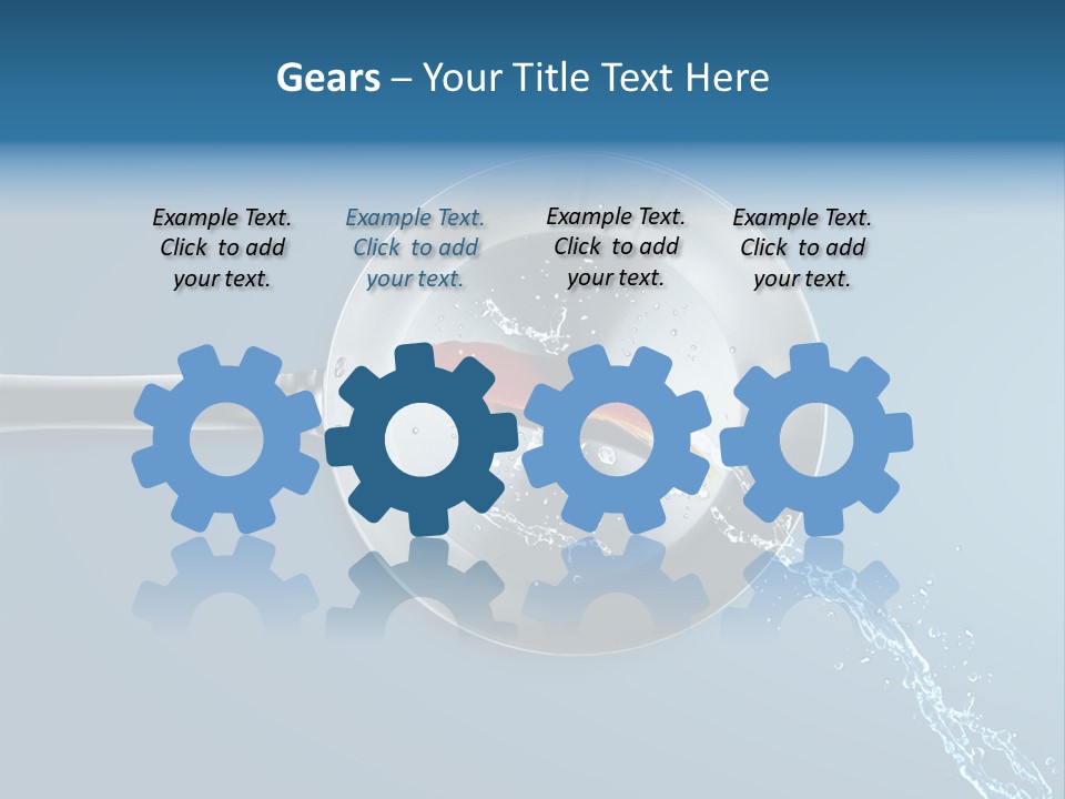 Flying Uncooked Food PowerPoint Template