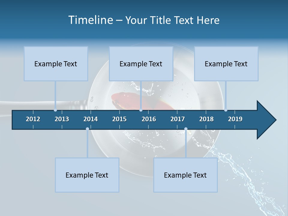 Flying Uncooked Food PowerPoint Template