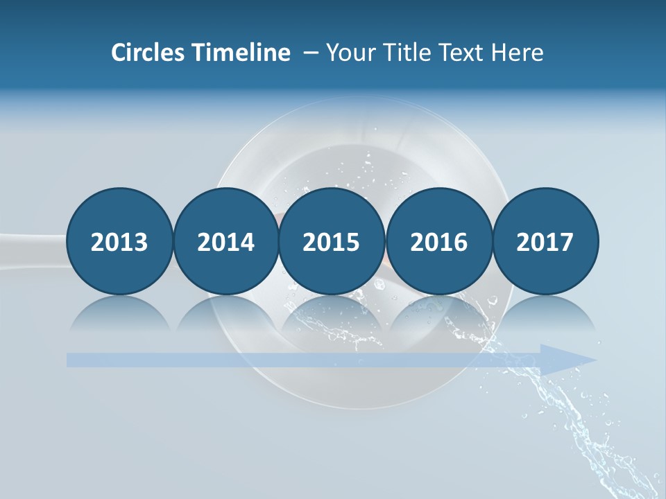 Flying Uncooked Food PowerPoint Template