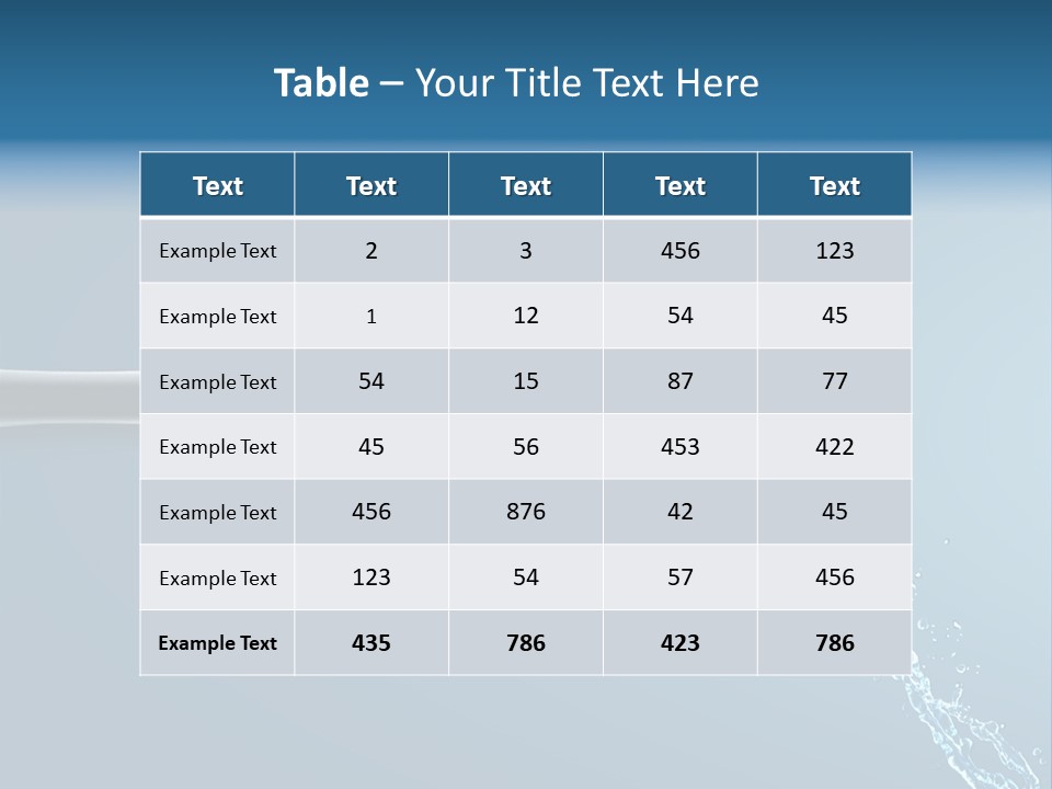 Flying Uncooked Food PowerPoint Template