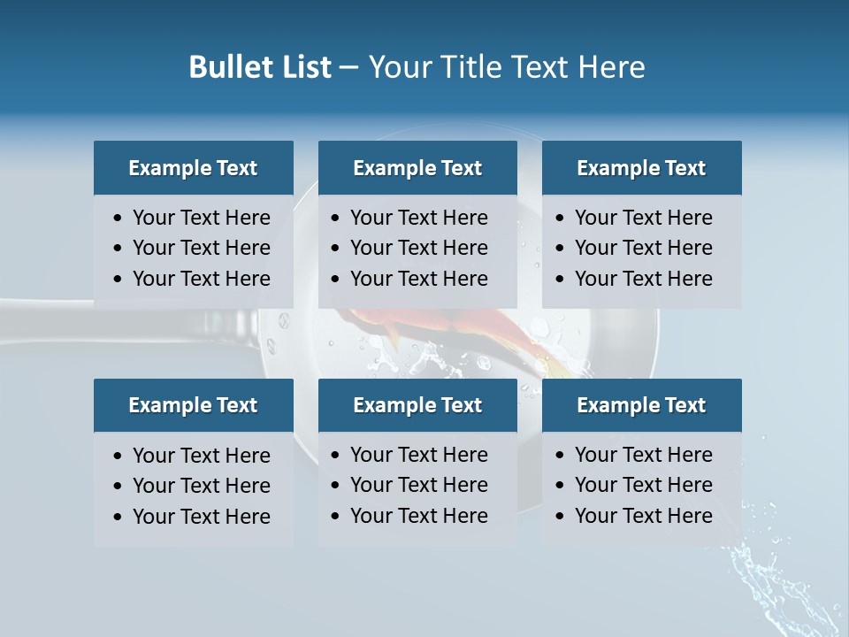 Flying Uncooked Food PowerPoint Template