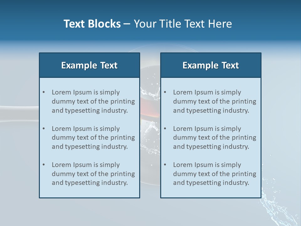 Flying Uncooked Food PowerPoint Template