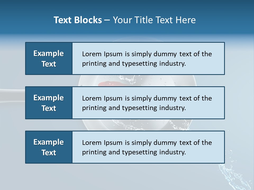 Flying Uncooked Food PowerPoint Template