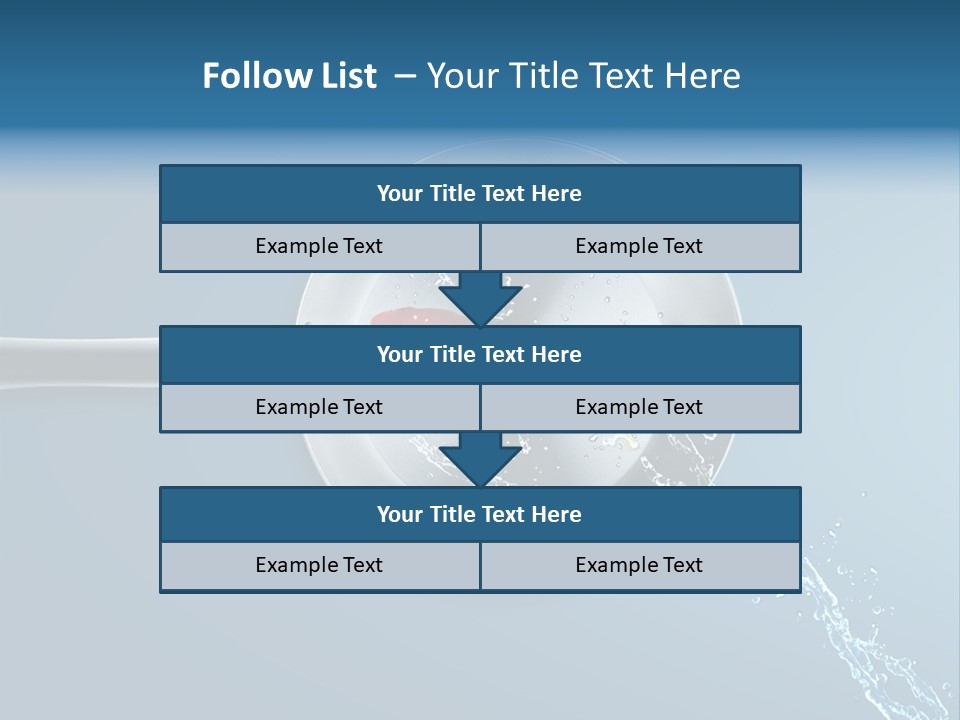 Flying Uncooked Food PowerPoint Template
