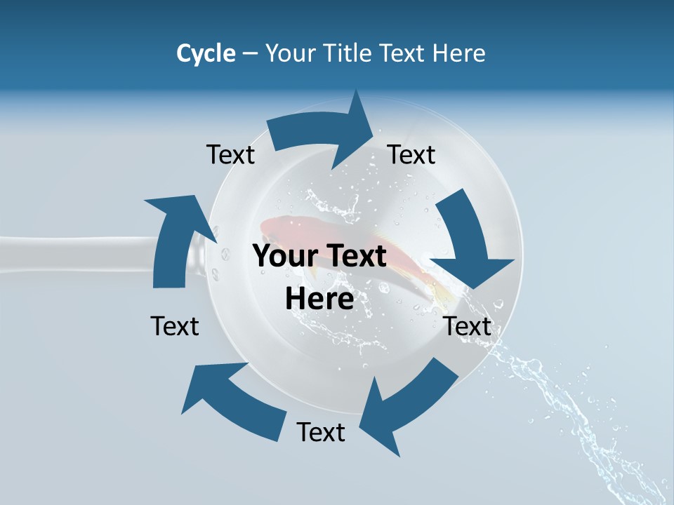 Flying Uncooked Food PowerPoint Template
