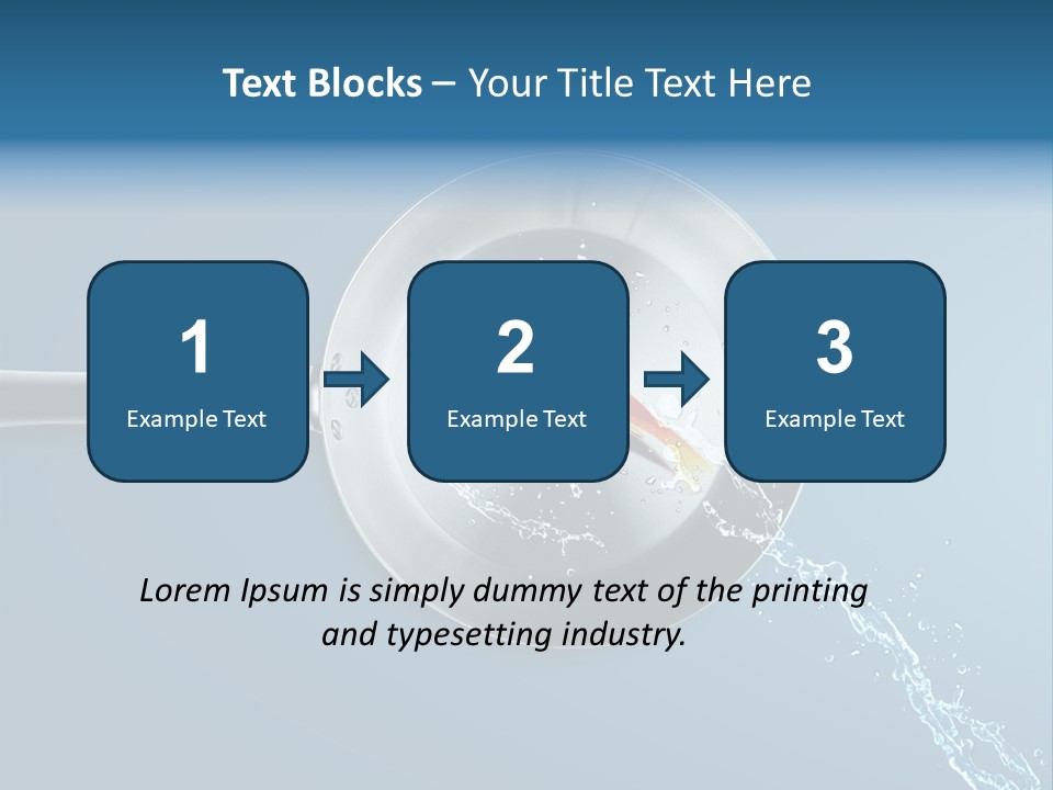 Flying Uncooked Food PowerPoint Template