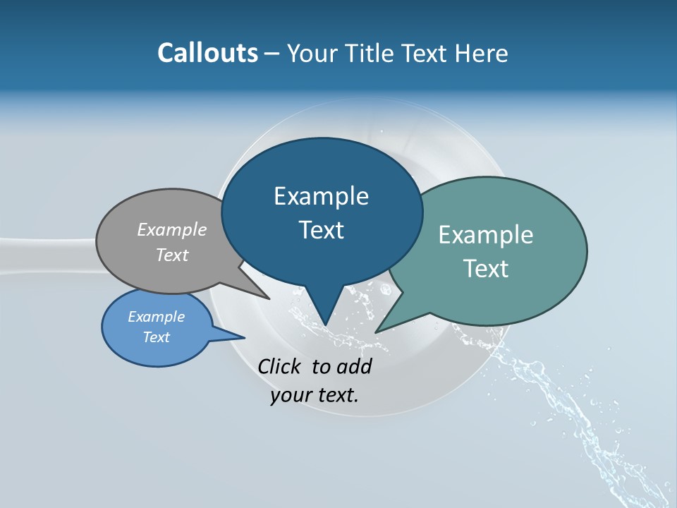 Flying Uncooked Food PowerPoint Template