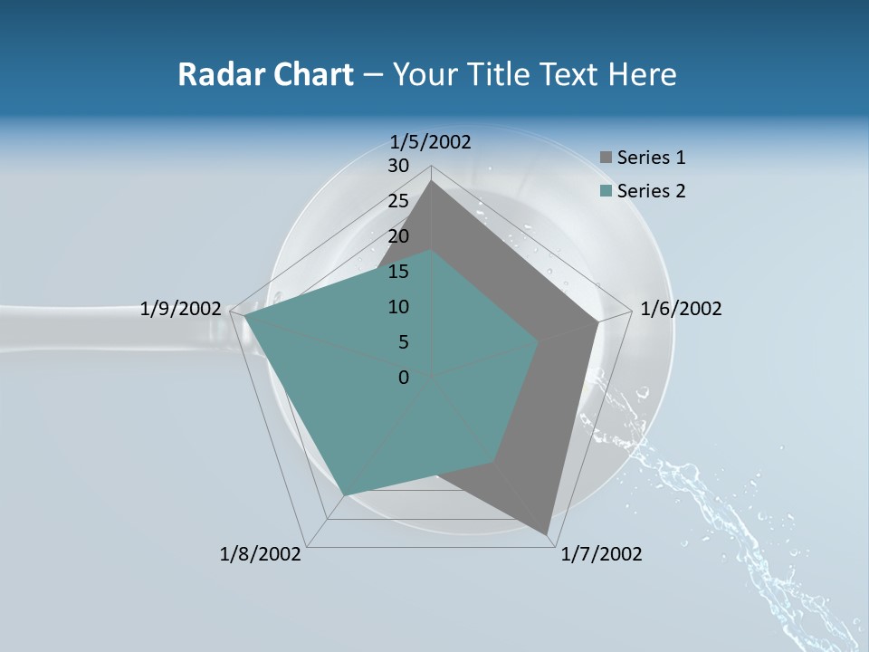 Flying Uncooked Food PowerPoint Template