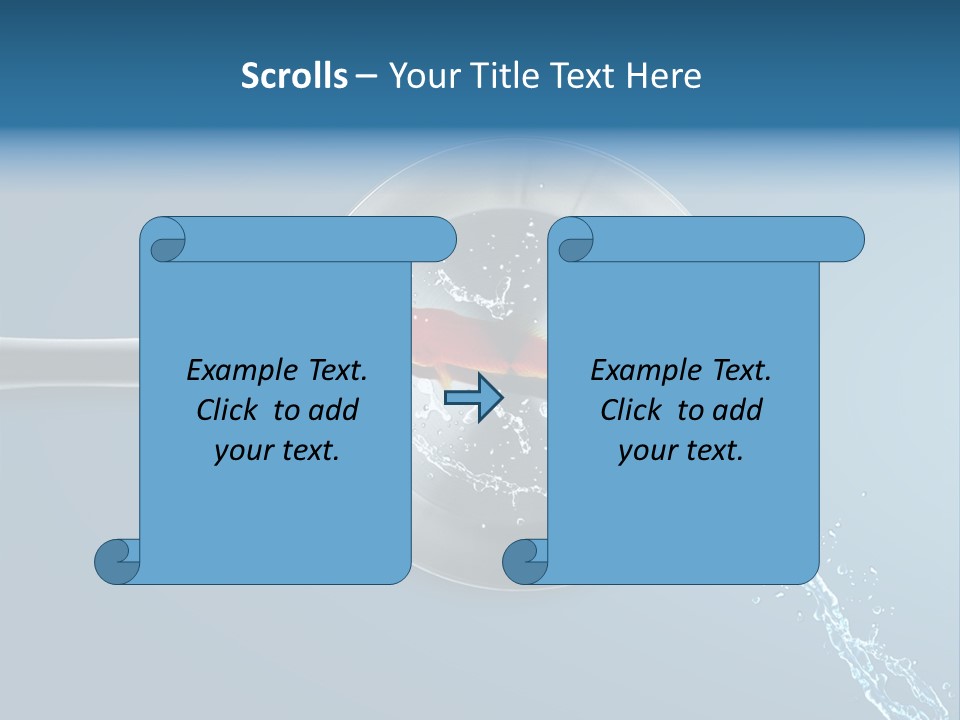 Flying Uncooked Food PowerPoint Template