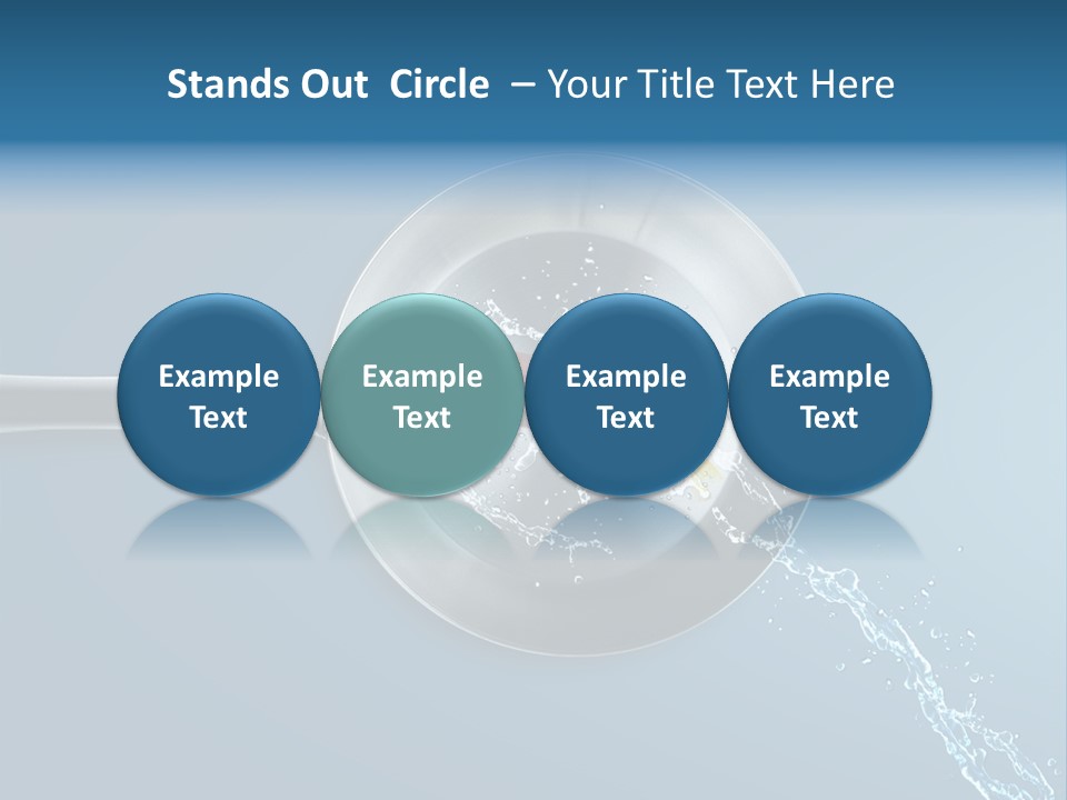 Flying Uncooked Food PowerPoint Template