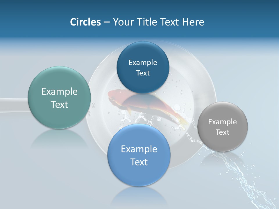 Flying Uncooked Food PowerPoint Template