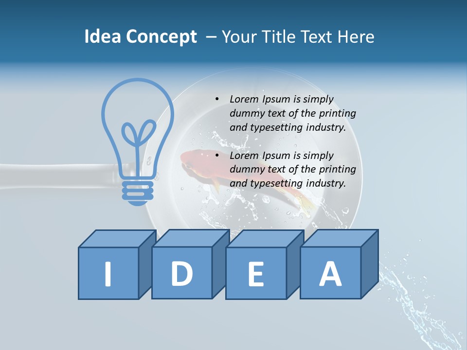 Flying Uncooked Food PowerPoint Template