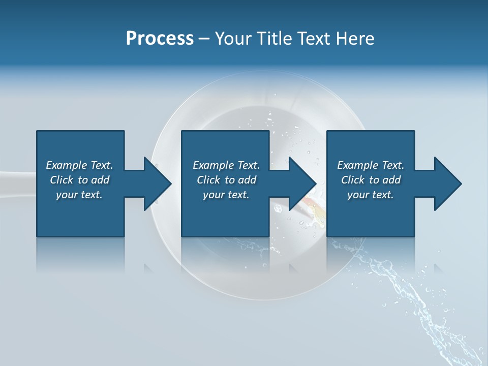 Flying Uncooked Food PowerPoint Template