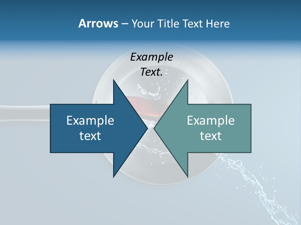 Flying Uncooked Food PowerPoint Template