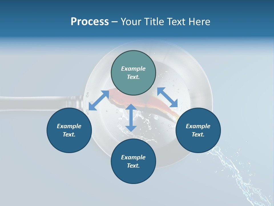 Flying Uncooked Food PowerPoint Template