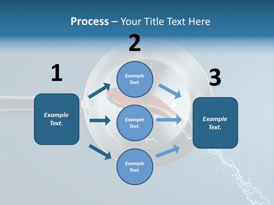 Flying Uncooked Food PowerPoint Template