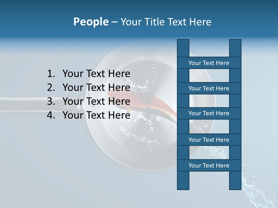 Flying Uncooked Food PowerPoint Template