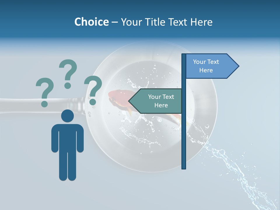 Flying Uncooked Food PowerPoint Template