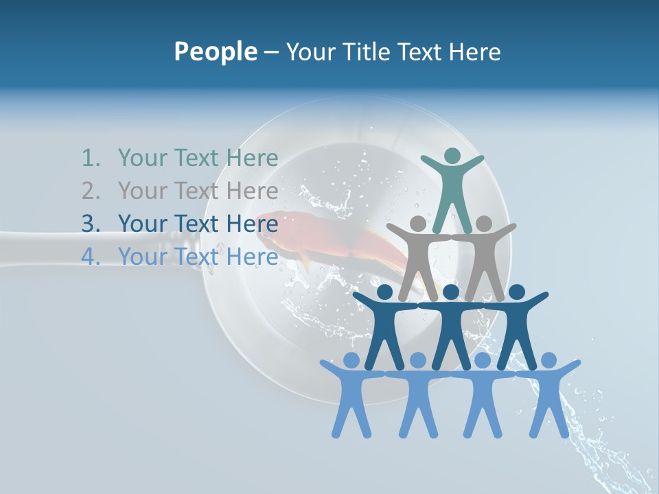 Flying Uncooked Food PowerPoint Template