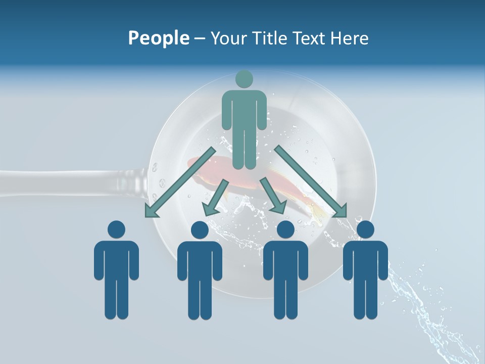 Flying Uncooked Food PowerPoint Template