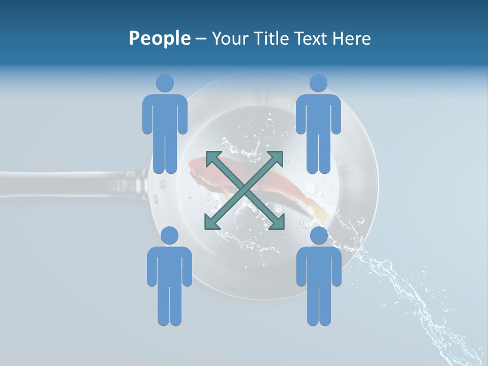 Flying Uncooked Food PowerPoint Template