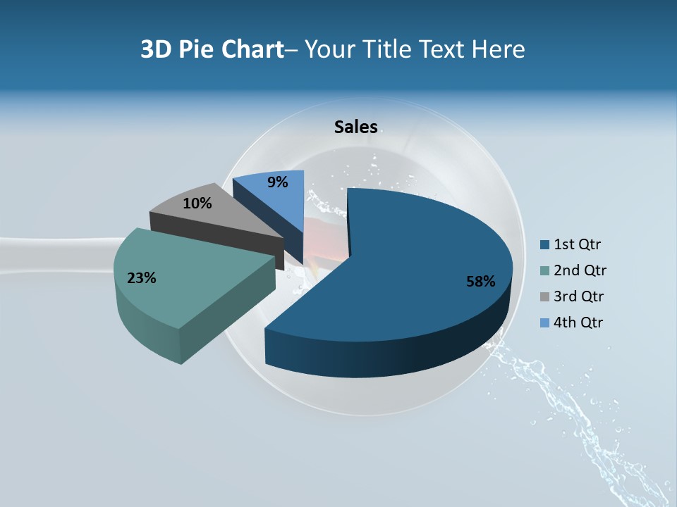 Flying Uncooked Food PowerPoint Template