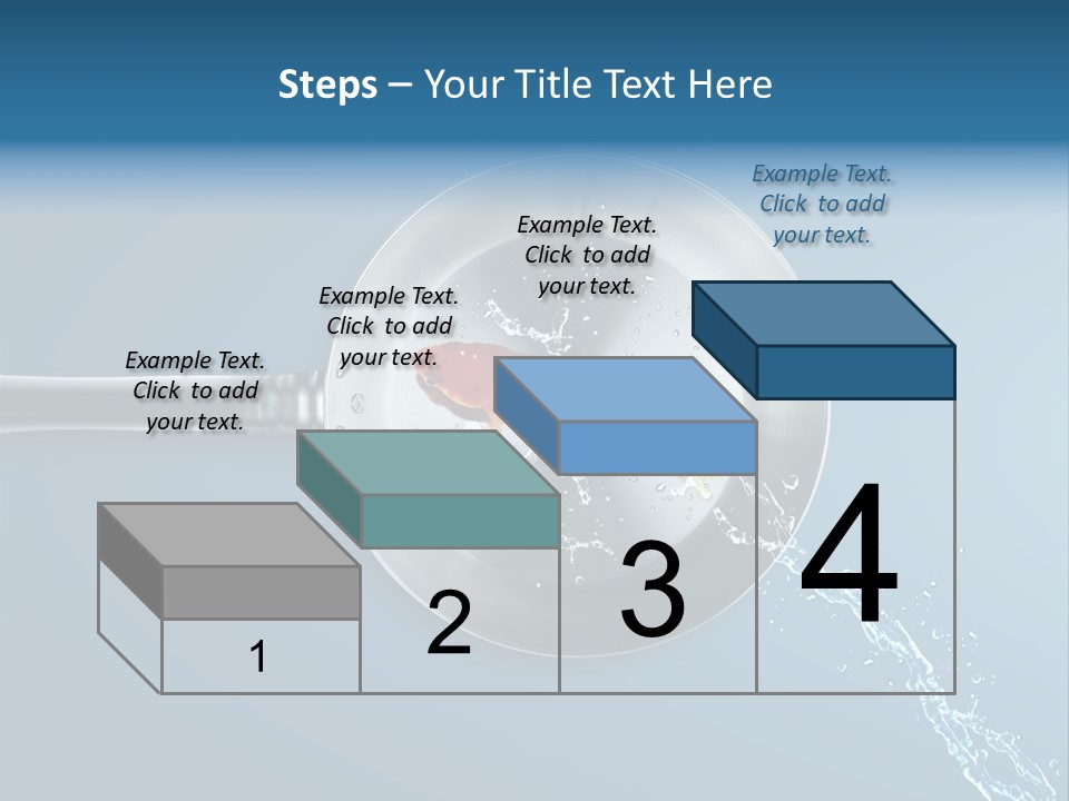 Flying Uncooked Food PowerPoint Template