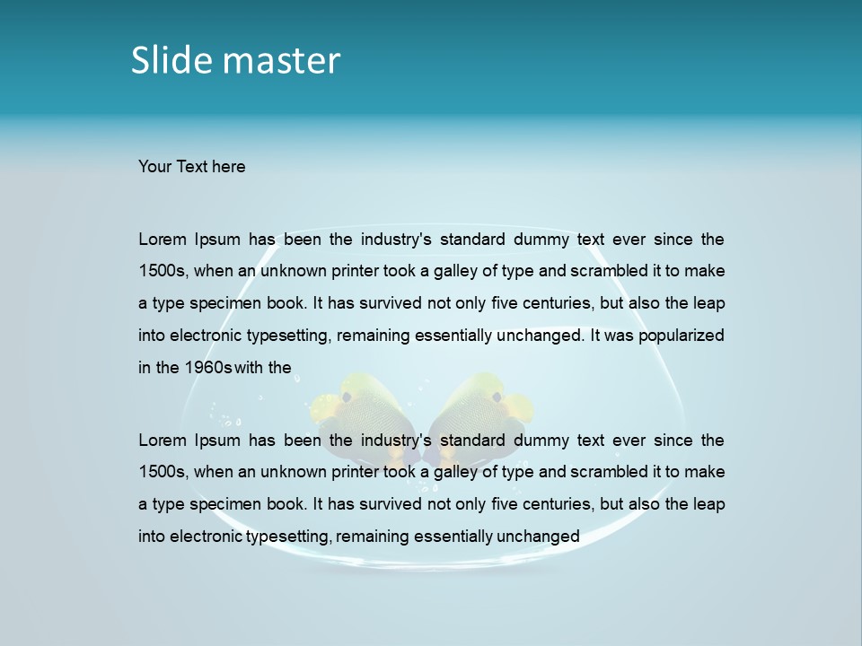 Liquid Freedom Care PowerPoint Template