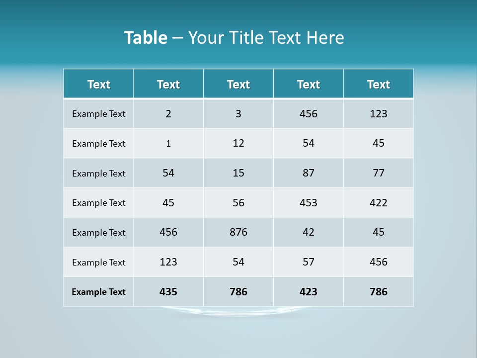 Liquid Freedom Care PowerPoint Template