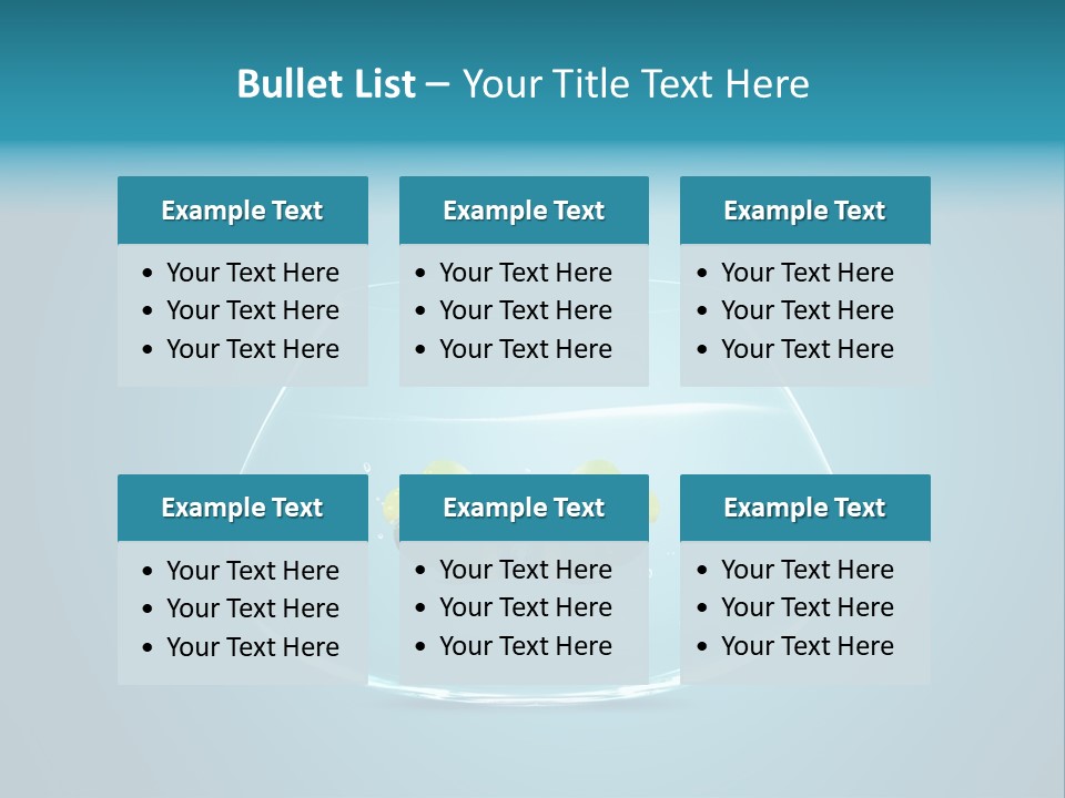 Liquid Freedom Care PowerPoint Template