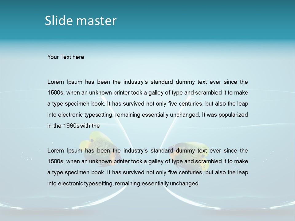 Fishbowl Image Limited PowerPoint Template