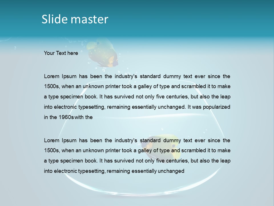 Photo Fishbowl Image PowerPoint Template