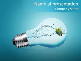 Chance Fish Bulb PowerPoint Template