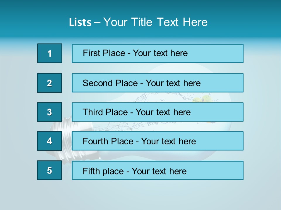 Chance Fish Bulb PowerPoint Template