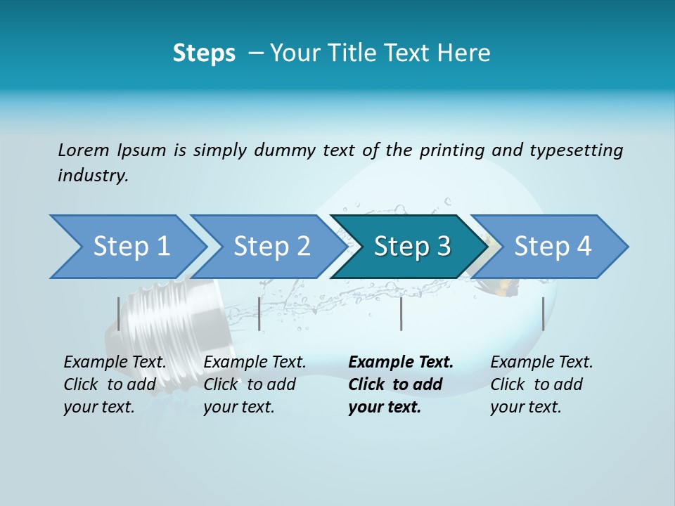 Chance Fish Bulb PowerPoint Template