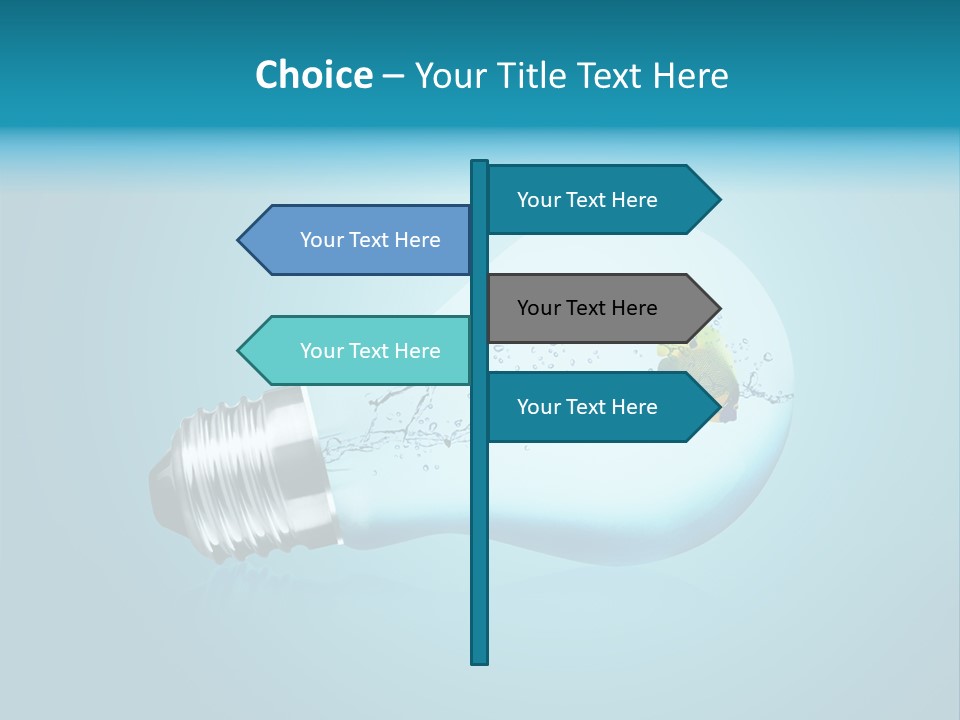 Chance Fish Bulb PowerPoint Template