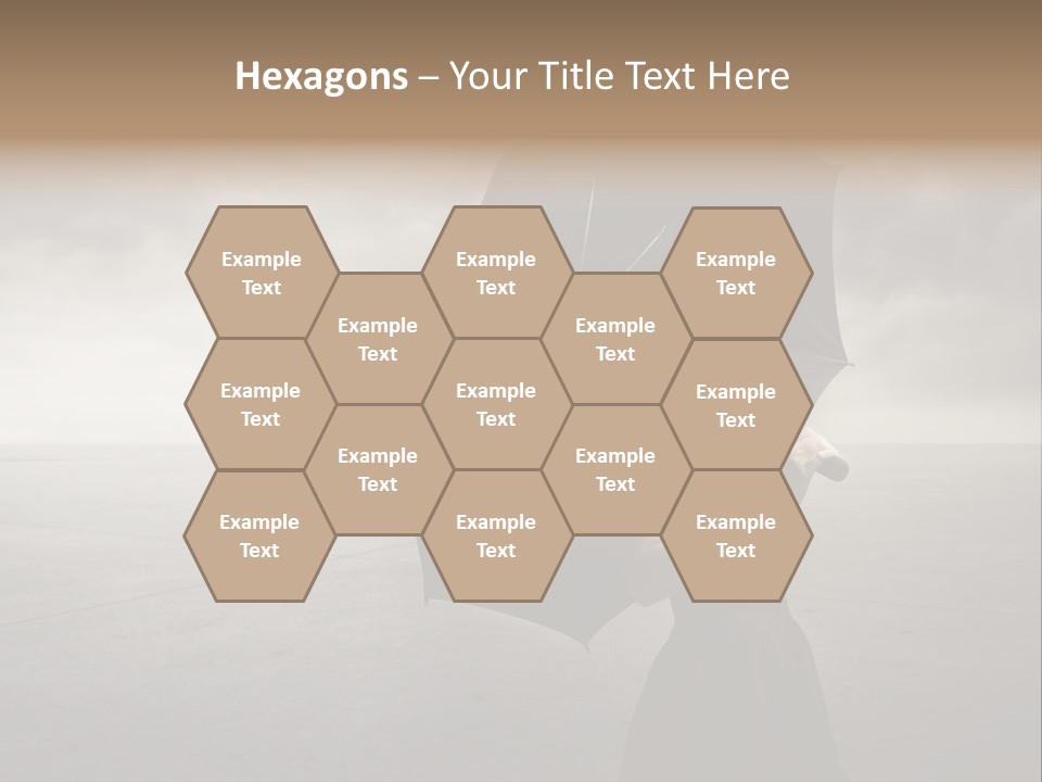 Woman Outdoor Cry PowerPoint Template