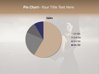 Woman Outdoor Cry PowerPoint Template