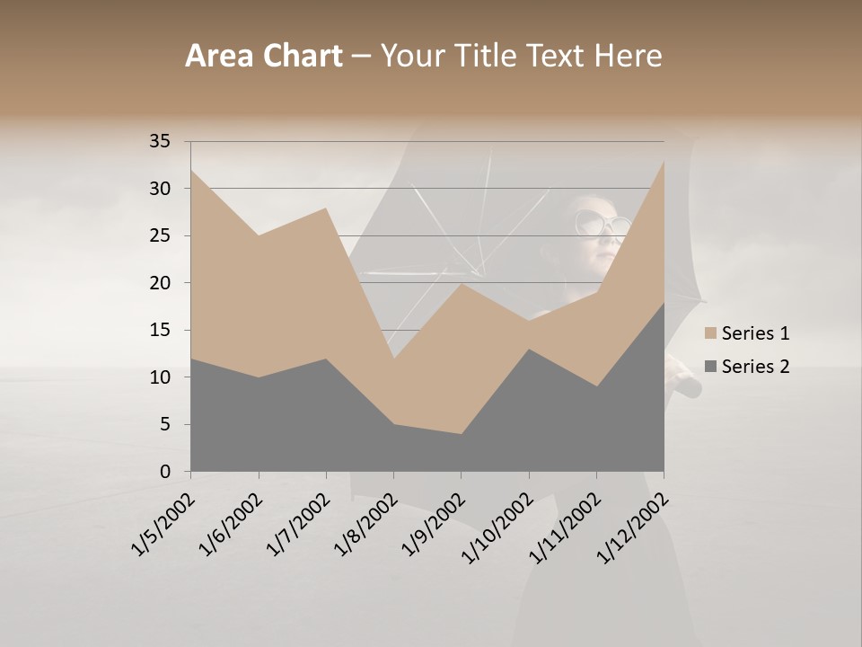 Woman Outdoor Cry PowerPoint Template